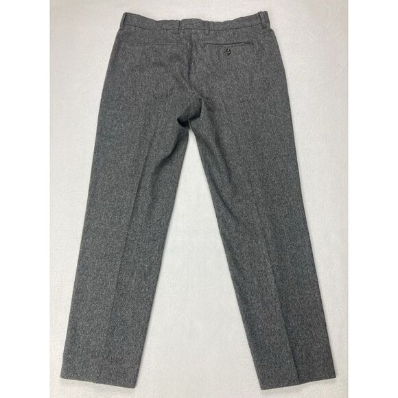 Ted Baker Gray Charcoal Wash Straight Leg Regular Fit Wool Pant Mens 36x30 NWOT - Picture 8 of 11